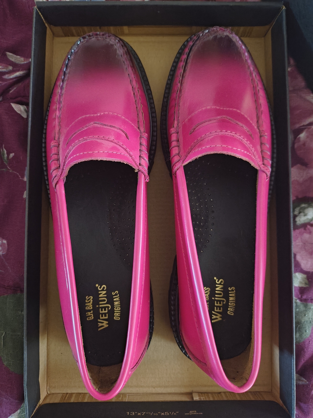 Women's Penny Loafers in Hot Pink